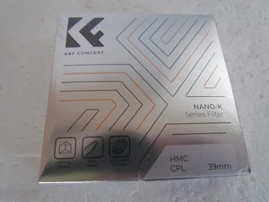 K&F Concept NANO-D Filter 39mm HMC CPL Objektivfilter - Bild 1 von 2