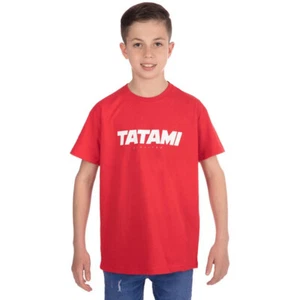 Tatami Fightwear Kid's Essential 2019 T-Shirt - Red - Picture 1 of 3