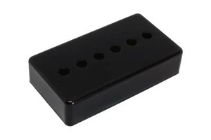 Center Hole P90 Humbucker Pickup Cover - 50mm - Black - Picture 1 of 2