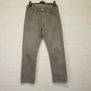 Jean Levi's 501 DENIM PESADO Estilo Envejecido HECHO ESPAÑA De Colección W31 L32 Recto - Imagen 1 de 12