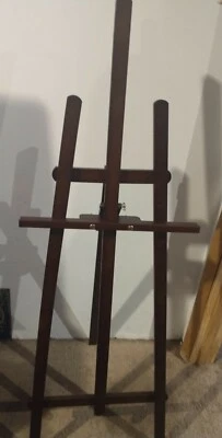 Cavalete de arte de madeira real! Negocie comigo! - Imagem 1 de 2