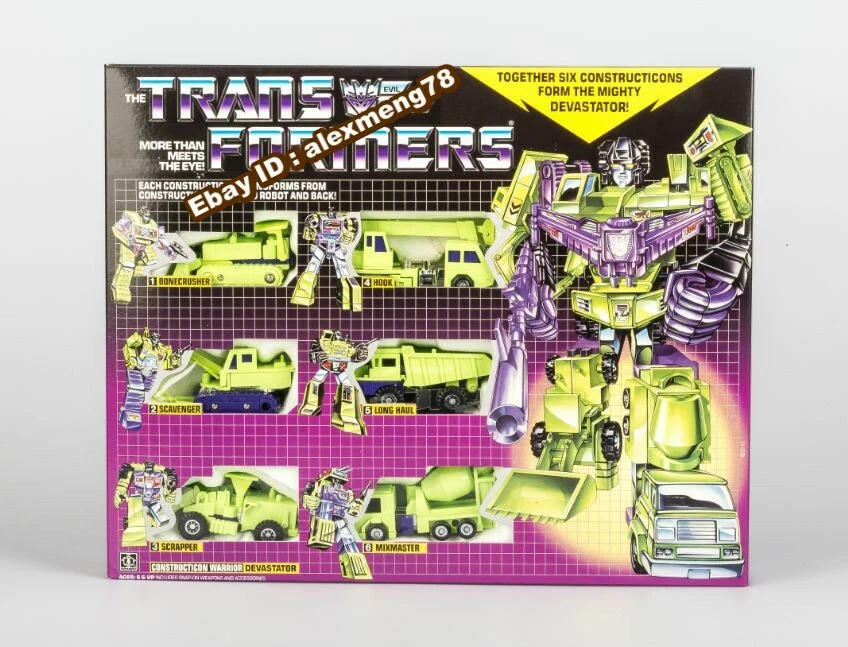 New Transformers G1 Devastator Reissue Action Figure MISB Box Set  - Image 1 of 4