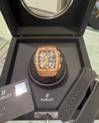 Hublot Spirit Of Big Bang 18KRG Skeleton Chronograph Watch 601.OX.0183.LR - Image 1 of 4