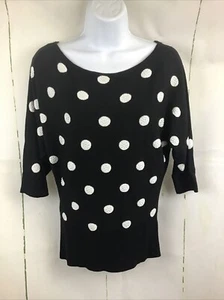 White House|Black Market Women’s Polka Dot Beaded Dolman Sleeve Sweater Sz. XS - Picture 1 of 13