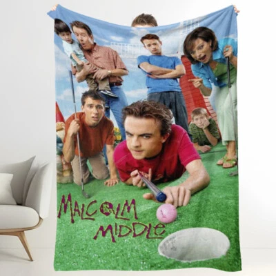 Throw Blanket Malcolm in the Middle for Bed Couch Decor Birthday present - Image 1 of 4