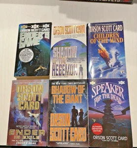 Orson Scott Card Mixed Lot 6 Paperback Ender Game, Child Of Mind, Shadow Novels - Picture 1 of 6