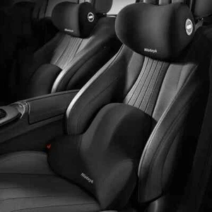 Car Back Cushion Lumbar Support and Neck Pillow Kit, Memory Foam Ergonomic Cushi - Picture 1 of 22