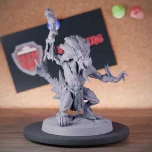 Lizardfolk Commoner Miniatura Monstruo Salvaje Mazmorras y Dragones Mini DnD 5e - Imagen 1 de 8