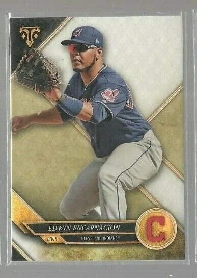 2017 Topps Triple Threads #43 Edwin Encarnacion (ref 110969) - Image 1 of 1