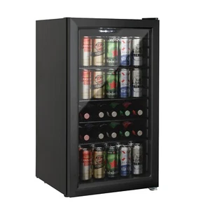 Beverage Cooler Undercounter Black 98L Triple Glazed Glass Door Willow WBC98B - Picture 1 of 8