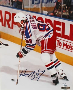 Rangers Wayne Gretzky Signed 8x10 1851 Assists Photo LE #79/99 UDA #BAE74559 - Picture 1 of 3