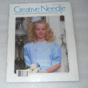 Creative Needle Magazine Jan/Feb 1993 Smocking Hand Sewing Embroidery, Arts - Picture 1 of 2