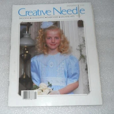 Creative Needle Magazine Jan/Feb 1993 Smocking Hand Sewing Embroidery, Arts - Image 1 of 2
