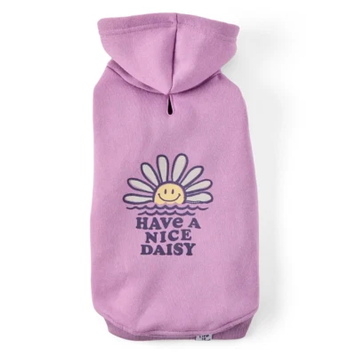 Life is Good. Moletom com capuz Have a Nice Daisy Pet, roxo violeta - Imagem 1 de 4