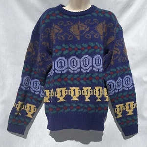 Vintage Miller’s Sportific Kristin Collection Horse Equestrian Wool Sweater Sz M - Picture 1 of 12