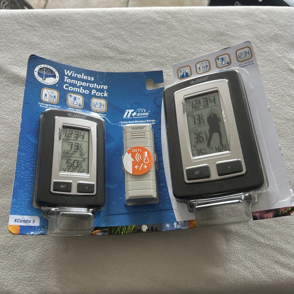La Crosse Technology Dual Wireless Temperature Weather Station