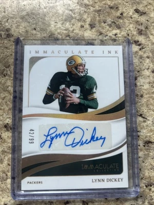2024 PANINI TINTA DE FUTEBOL IMACULADA AUTOGRAFADA/99 LYNN DICKEY - Imagem 1 de 2