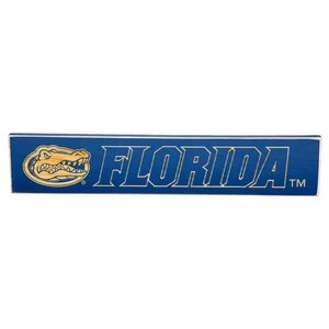 University of Florida Engraved Wood Sign, 3.5" x 18" - Picture 1 of 2