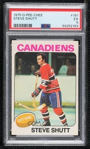 1975-76 O-Pee-Chee Steve Shutt #181 PSA 5 HOF - Picture 1 of 3