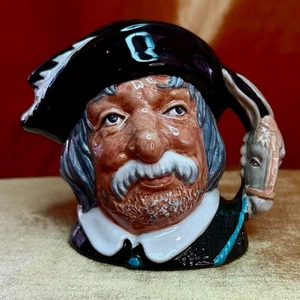 Royal Doulton~~Mini Jarra Jarra Toby~~~”Sancho Panca”~~EXCELENTE🐇 Estado - Imagen 1 de 8