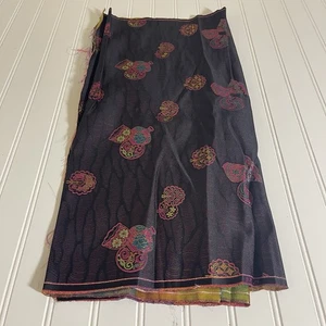 SILK Black-Purple, FABRIC 1 Yard x 22 Inches Wide or 36 Inches x 22 Wide - Picture 1 of 12