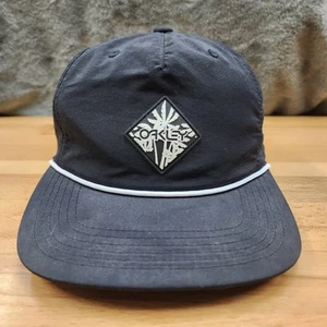 Cappello da golf Oakley classico snapback berretto da baseball nero palme logo corda camionista - Foto 1 di 9