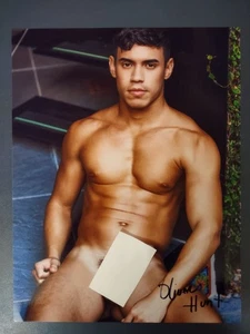 Foto firmada por un artista de cine para adultos Oliver Hunt de 8x10 - Imagen 1 de 5