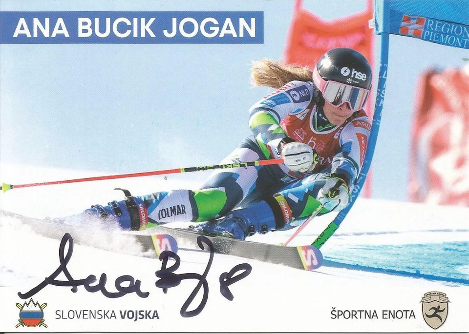 ANA BUCIK JOGAN  ( SLO ) - SKIALPIN; Olympia; Weltmeister; Originalautogramm - Bild 1 von 1