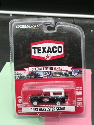 2025 GREENLIGHT COLLECTIBLES 1963  HARVESTER SCOUT TEXACO SPECIAL EDITION SE 1 - Image 1 of 2