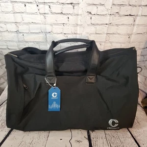 Crospack Large Black Convertible Garment Shoulder Bag Luggage Weekender - Picture 1 of 14