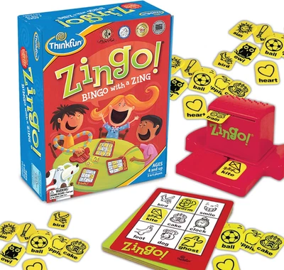 Thinkfun Zingo Bingo Award Winning Preschool Game for Pre-Readers and Early Read - Image 1 of 4