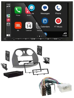 JBL USB 2DIN MP3 Bluetooth AUX Autoradio für Mitsubishi Eclipse 4G 05-12 - Bild 1 von 4