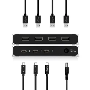 CalDigit Thunderbolt Hub a 4 elementi - 4 porte USB4, USB 3.2 Gen2 10 Gb/s, Sing... - Foto 1 di 4