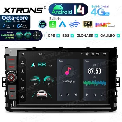 AUTORADIO ANDROID STEREO AUTO VOLKSWAGEN GOLF PASSAT POLO 2018+ NAVI CARPLAY 9″ - Immagine 1 di 4