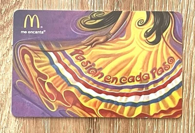 2014 McDonalds Collectible Gift Card SPANISH FASHION. Mint. Worldwide shipping. - Image 1 of 2