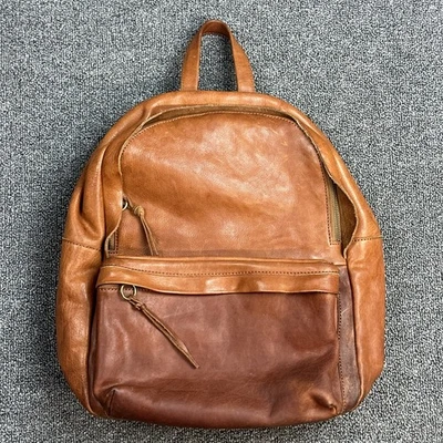 Mochila de cuero Madewell J Crew The Lorimer - marrón silla de montar - mini bolso #G2015 Foto 1 de 4