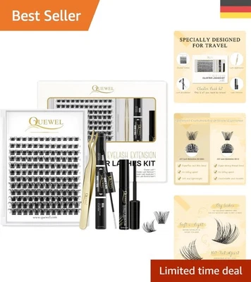 Selbstklebende Wimpern-Extensions mit 144 Stück - Einfach und Wiederverwendbar - Bild 1 von 4