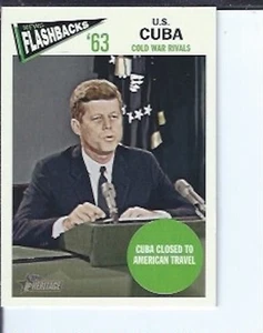 U.S. Cuba ( Kennedy ) 2012 Topps Heritage News Flashbacks - Picture 1 of 1