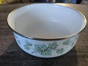 CORELLE COORDINATES CALLAWAY PORCELAIN OVER STEEL BOWL PRE-OWNED FREE USA SHIP - Picture 1 of 4