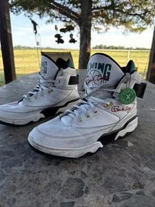 Mens Vintage Primo Distressed Patrick Ewing 33 HI 1EW90014-112 Shoes Sz 13 - Picture 1 of 7