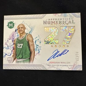 Jordan Walsh 2024 Topps MOTIF Apprentice Numerical Rare RC AUTO 2/27 🔥☄️ - Picture 1 of 2