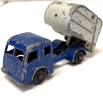 Lesney Matchbox Trippar Refuse Collector Cleansing No.15 Blue United Kingdom - Image 1 of 4