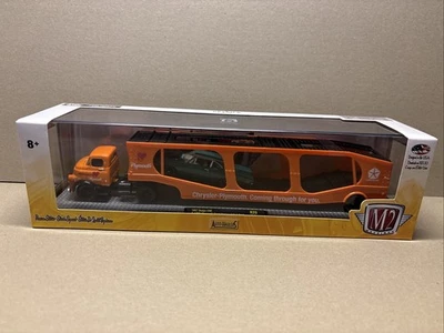 M2 Machines 1957 Dodge COE & 1969 Plymouth Road Runner 440-6 Pack R20 1:64 - Image 1 of 4