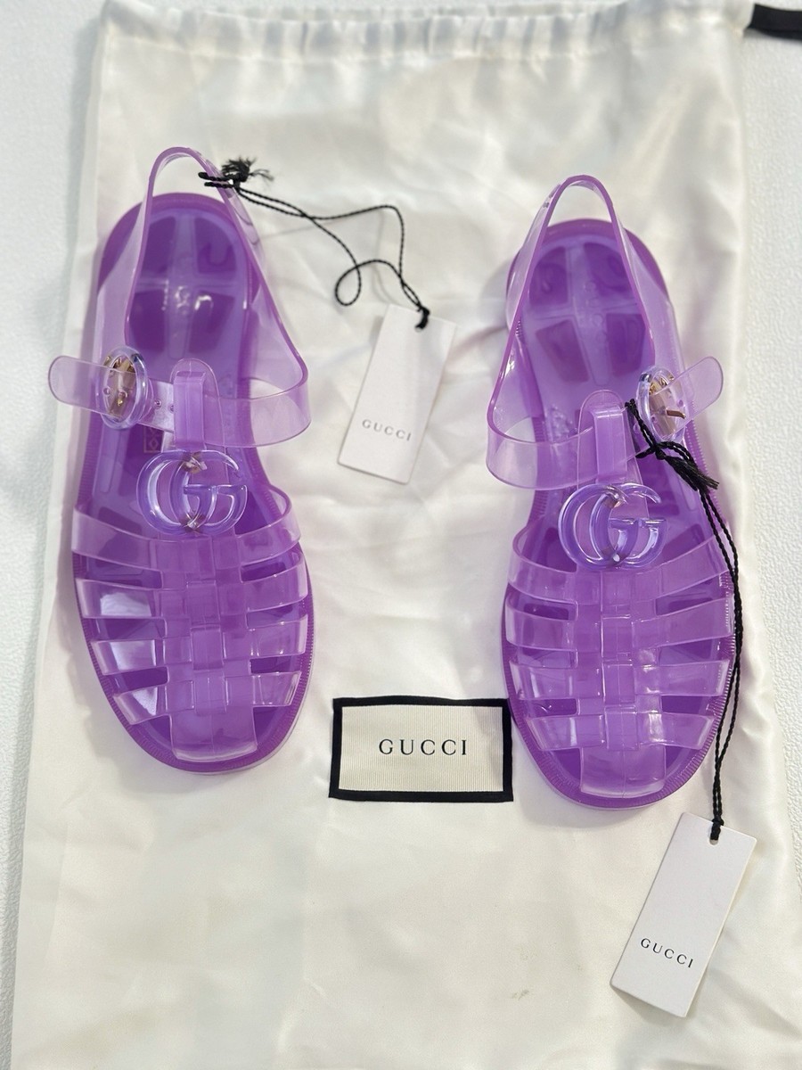 【値下げ】GUCCI パープルのバレーシューズ 値下げ】GUCCI パープルのバレーシューズ