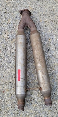 Lexus GS300 1998-2005 OEM doble resonador tubo de escape Mid Y Foto 1 de 3