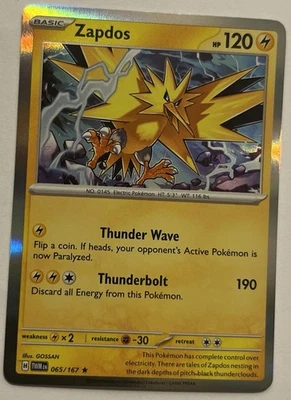 Zapdos 065/167 Sv06: Twilight Masquerade Holo - Image 1 of 2