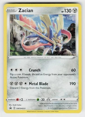 SWSH: Sword & Shield Promo Cards #SWSH033 Zacian - Image 1 of 2