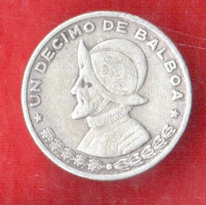 PANAMA 1/10 BALBOA 1961 SILVER - Picture 1 of 2