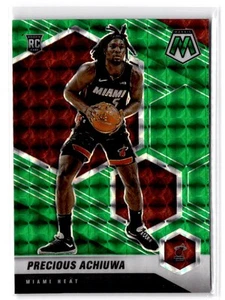 2020-21 Panini Mosaic Precious Achiuwa RC #215 Mosaic Green Miami Heat - Picture 1 of 2