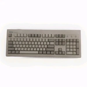 Dell QuietKey Keyboard RT7D5JTW DPN 463CD PS/2 Vintage Beige - Picture 1 of 7